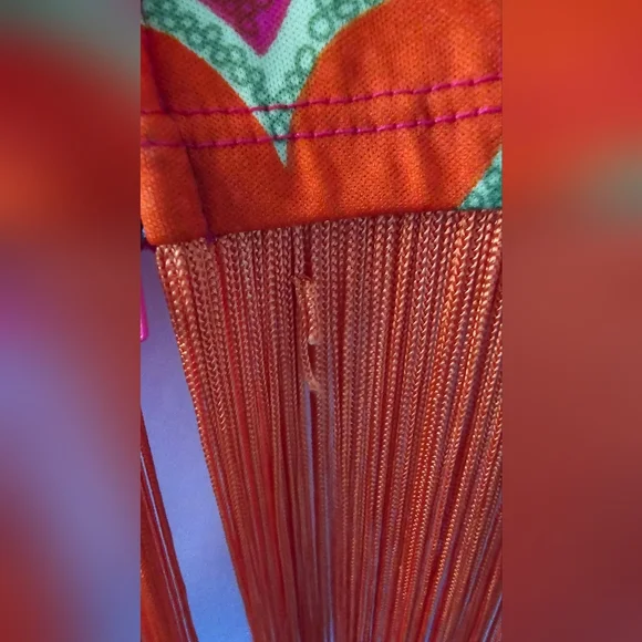 🌸 Boho Chic Floral & Fringe Crop Top - M 🌸 - Picture 11 of 16